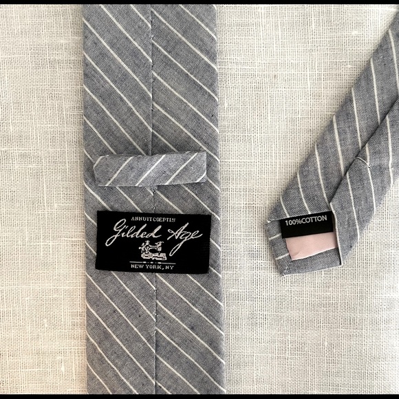 Gilded Age NYC - Tie - 100% organic cotton - Picture 2 of 3